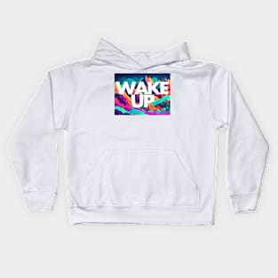 Wake up to silence Kids Hoodie